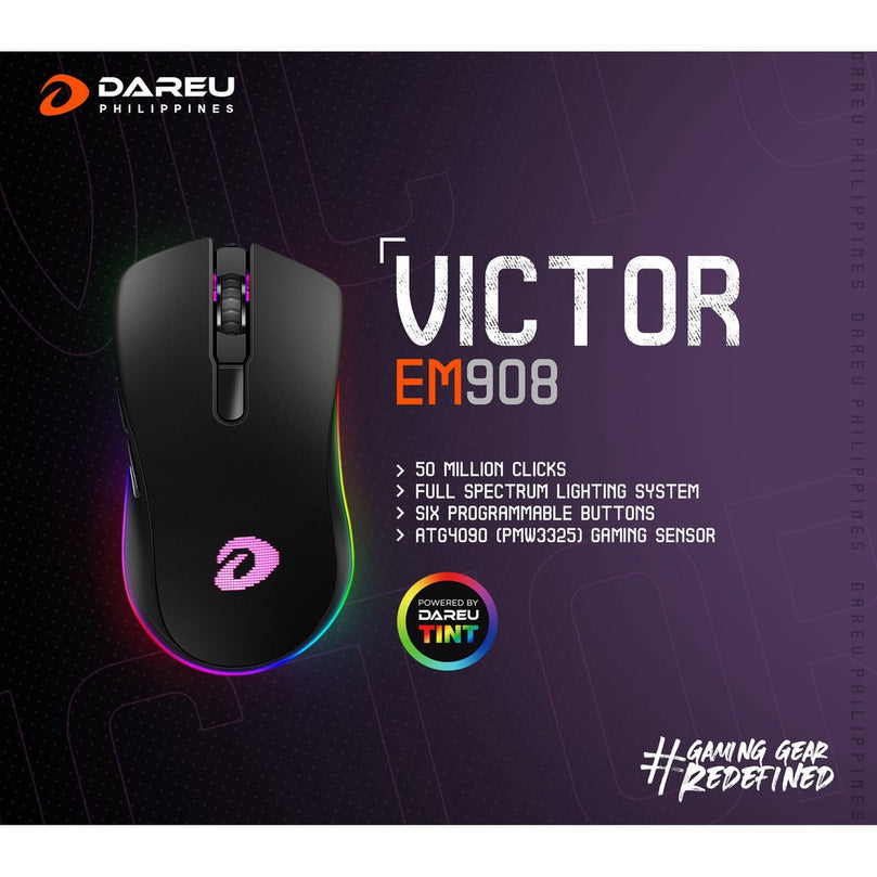 DAREU VICTOR EM908 E-SPORTS WIRED MOUSE