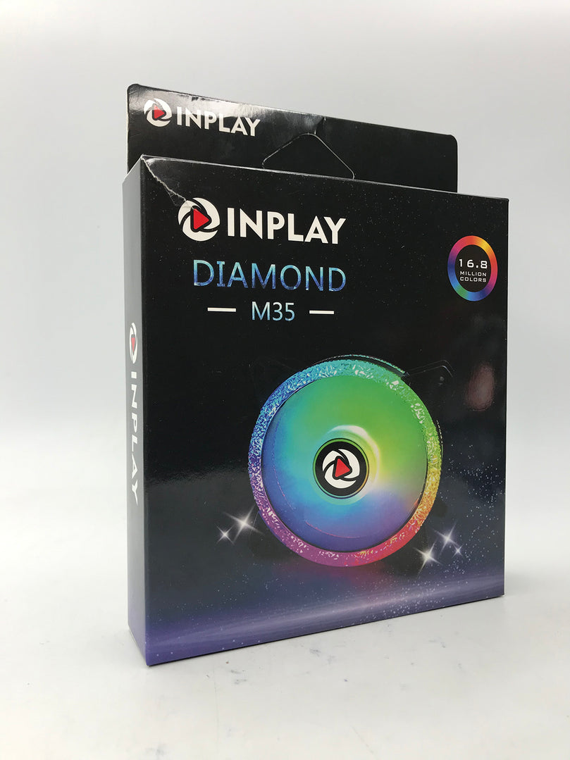 INPLAY M35 DIAMOND RGB 12CM,1200RPM 12DCV COOLING FAN