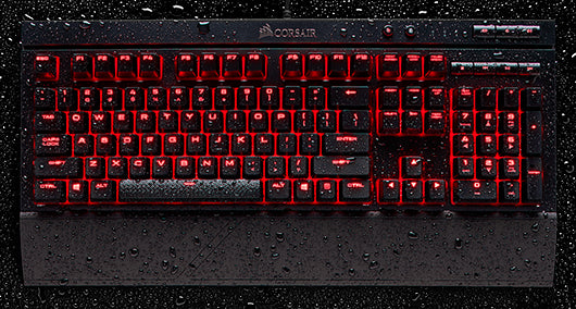 CORSAIR K68 RED LED — CHERRY® MX RED MECHANICAL KEYBOARD