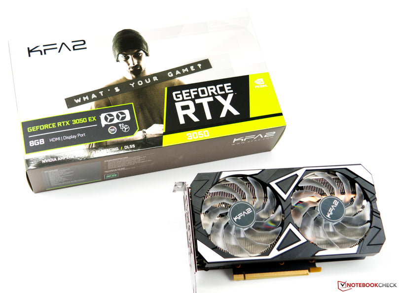 GALAX GEFORCE RTX 3050 1 CLICK OC V2 PCI-E 8GB/GDRR6 128BIT GRAPHICS CARD