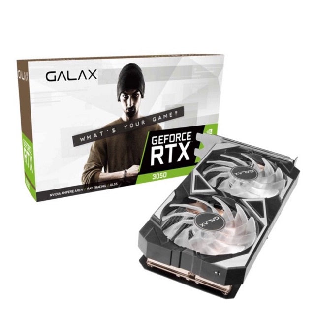GALAX GEFORCE RTX 3050 1 CLICK OC V2 PCI-E 8GB/GDRR6 128BIT GRAPHICS CARD