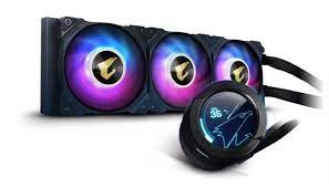 AORUS WATERFORCE X 360, ALL-IN-ONE LIQUID COOLER WITH CIRCULAR LCD DISPLAY, RGB FUSION 2.0, 120MM ARGB FANS