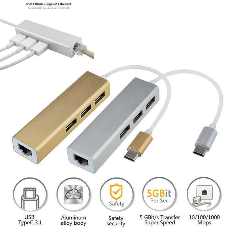TYPE C TO USB LAN ADAPTOR 2.0