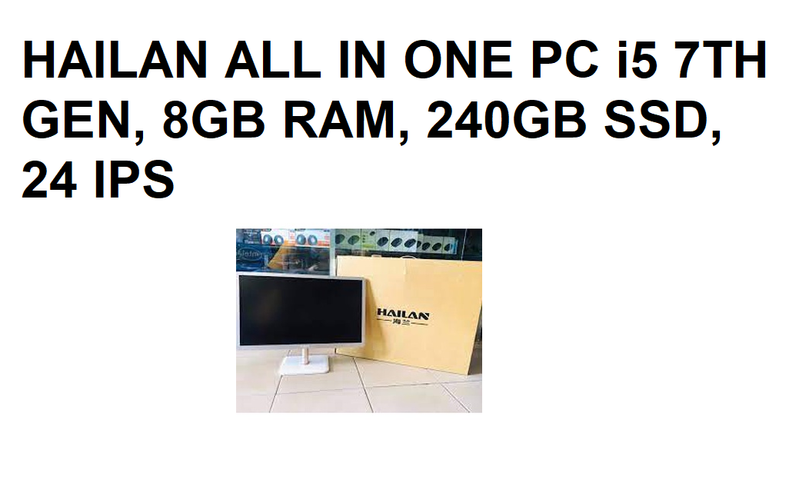 HAILAN  i5 7TH GEN, 8GB RAM, 240GB SSD, 24 IPS ALL IN ONE PC