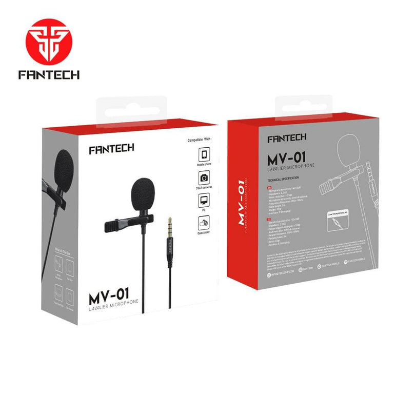 FANTECH MV 01 LAVALIER MICROPHONE