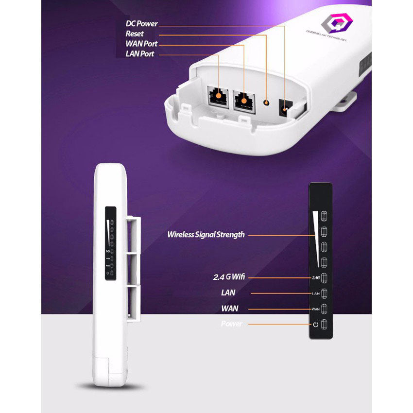 QLT CPE N900-360 2.4 GHZ 300MBPS OMNI DIRECTIONAL ACCESS POINT ANTENNA