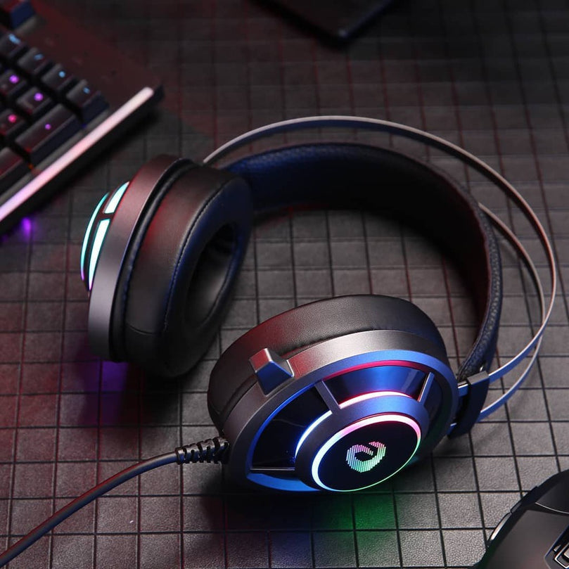 DAREU MIRROR EH469 RGB USB BLACK HEADSET