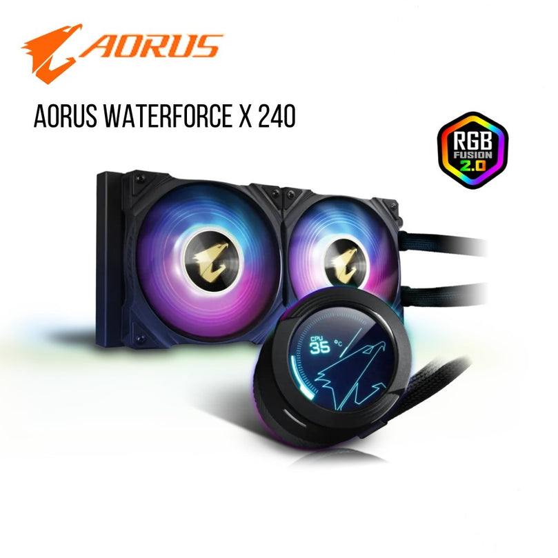 GIGABYTE AORUS LIQUID COOLER X240 WATERFORCE, ALL-IN-ONE LIQUID COOLER