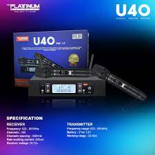 PLATINUM U40 VER. 11 (DUAL)  MICROPHONE