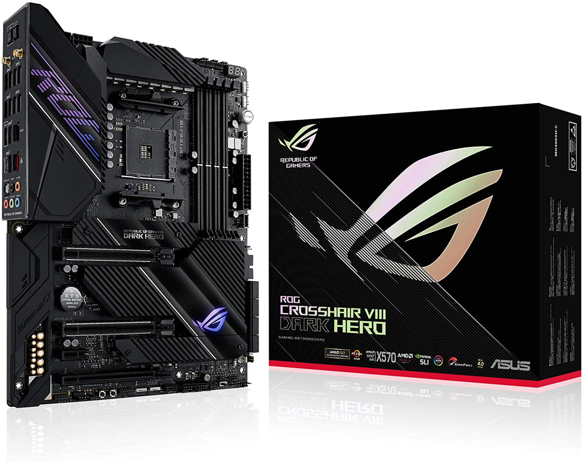 ASUS ROG CROSSHAIR VIII DARK HERO AMD AM4 X570S ZEN 3 RYZEN 5000 & 3RD GEN RYZEN ATX MOTHERBOARD