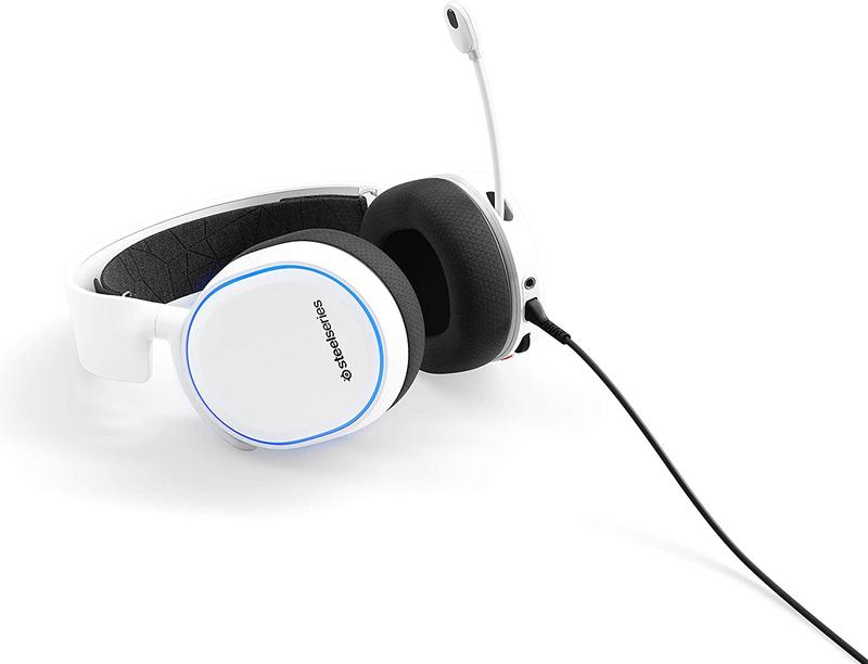 STEELSERIES ARCTIS 5 2019 EDITION 7.1 SURROUND(WHITE)RGB GAMING HEADSET