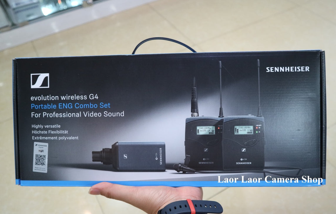 SENNHEISER EVOLUTION WIRELESS G4 PORTABLE ENG COMBO SET FOR PROFESSIONAL VIDEO SOUND