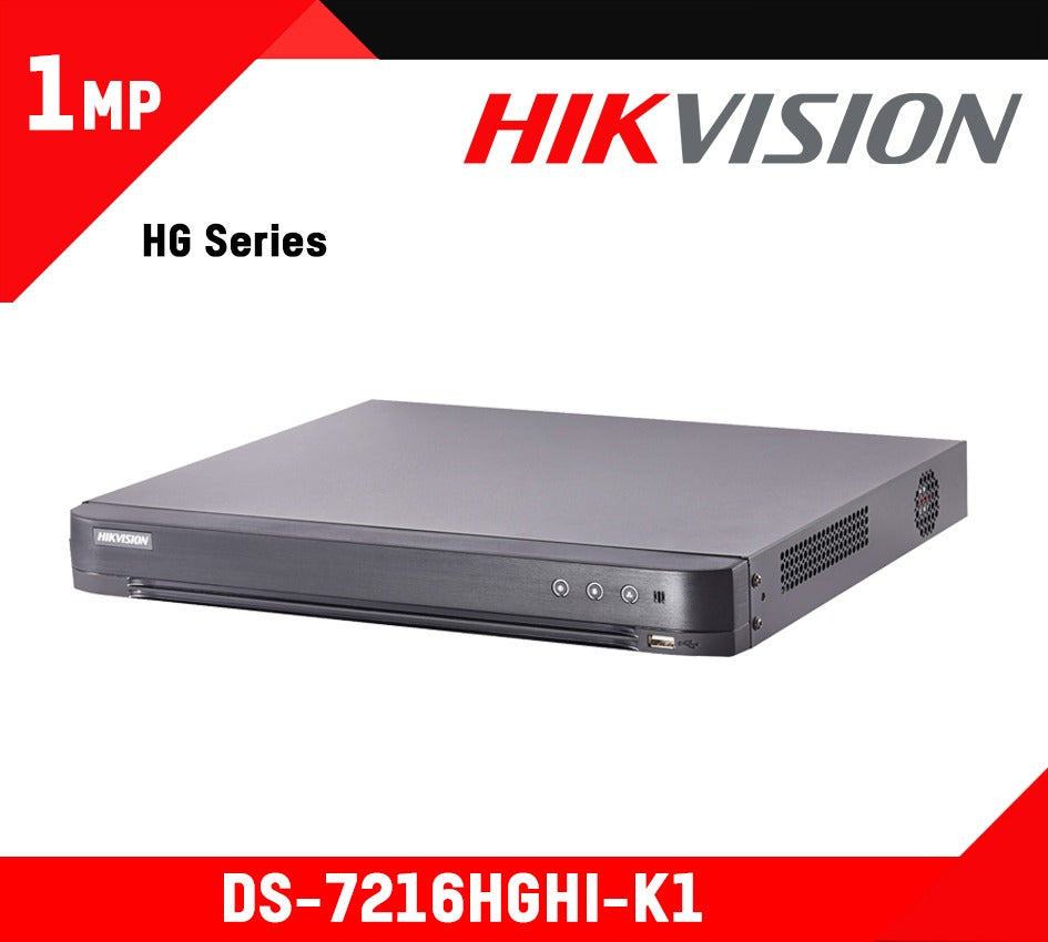 HIKVISION 16 CHANNEL (DS-7216HGHI-K1) 7200 SERIES UP TO 2MP DIGITAL VIDEO RECORDER