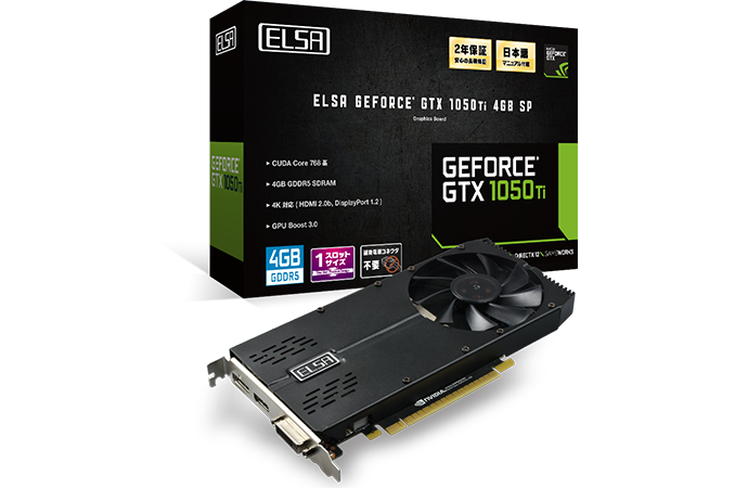 ELSA GTX 1050Ti 4GB DDR5 GRAPHICS CARD - Main Image