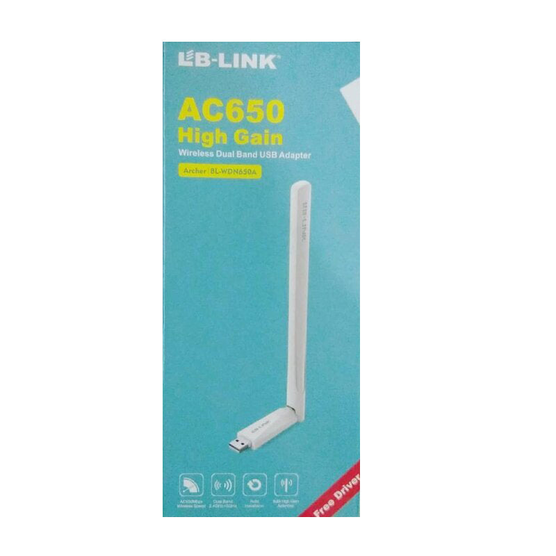 LB-LINK 600MBPS AC650M / BL-WDN650A WIRELESS WIFI DONGLE