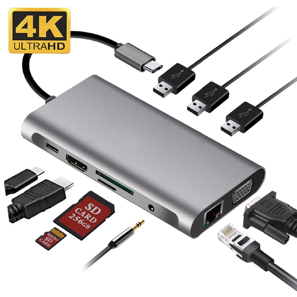 5IN1 TYPE C TO USB + HDMI + TF + SD/2010N