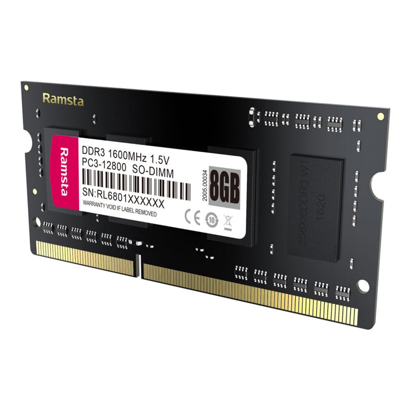 RAMSTA SODIMM 8GB DDR3 1600MHZ SODIMM MEMORY