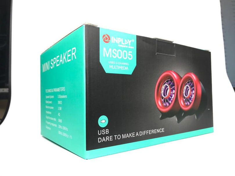 INPLAY MS005 MINI BLACK RED SPEAKER