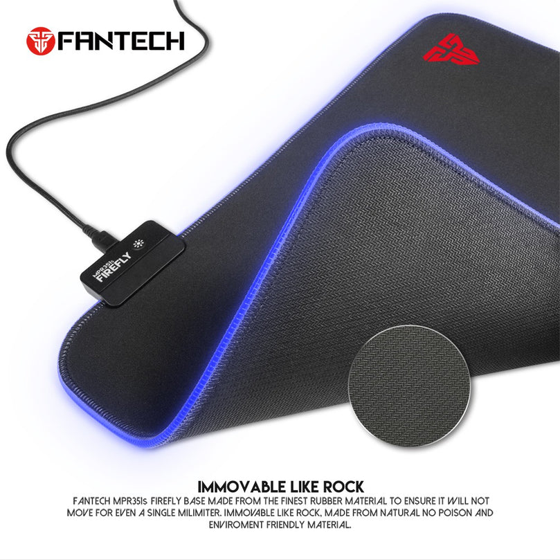 FANTECH MPR351 FIREFLY RGB MOUSEPAD