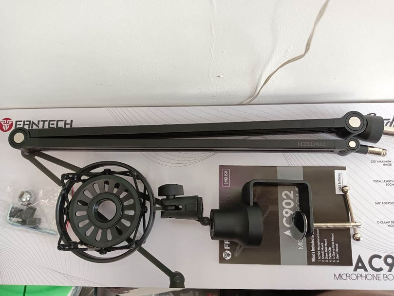 FANTECH AC902 BOOM ARM MICROPHONE STAND