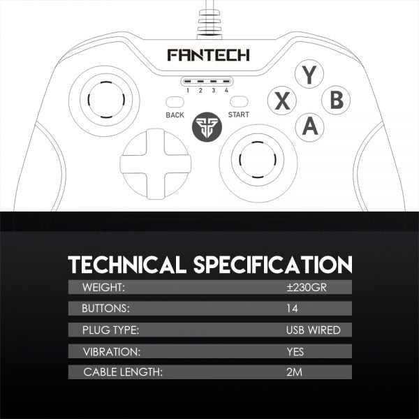 FANTECH GP-11 SHOOTER GAMING CONTROLLER