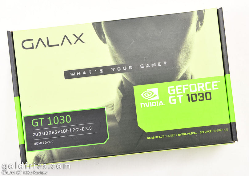 GALAX GEFORCE GT1030 2GB SDDR4 64-BIT HDMI 2.0B/DVI-D