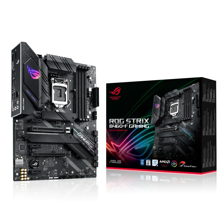 ASUS ROG STRIX B460-F GAMING SUPPORTS DUAL M.2 MOTHERBOARD