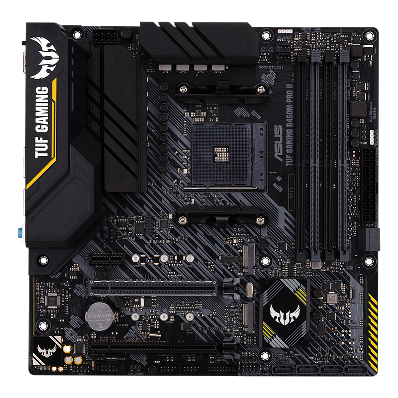 ASUS TUF B450M  GAMING PRO II AM4 ATX  MOTHERBOARD