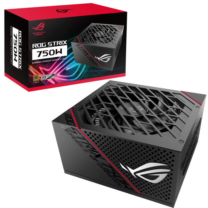 ASUS ROG STRIX 750 FULLY MODULAR 80 PLUS GOLD 750W ATX POWER SUPPLY