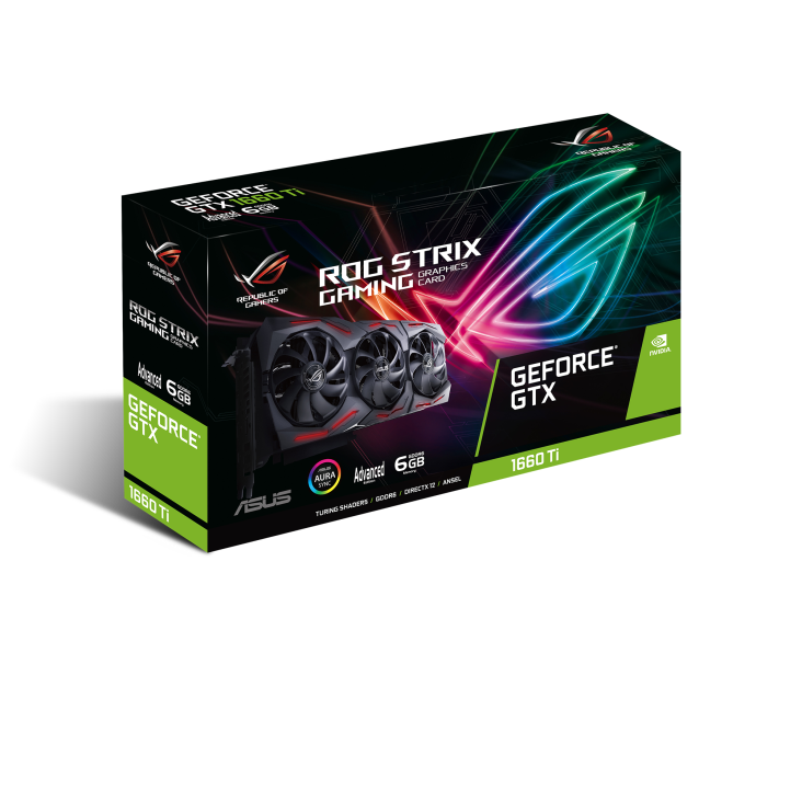 ASUS ROG STRIX GEFORCE GTX 1660Ti 6GB GRAPHICS CARD