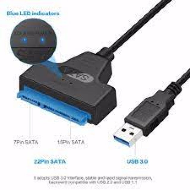 USB TO SATA CABLE 3.0 BLISTER BLUE