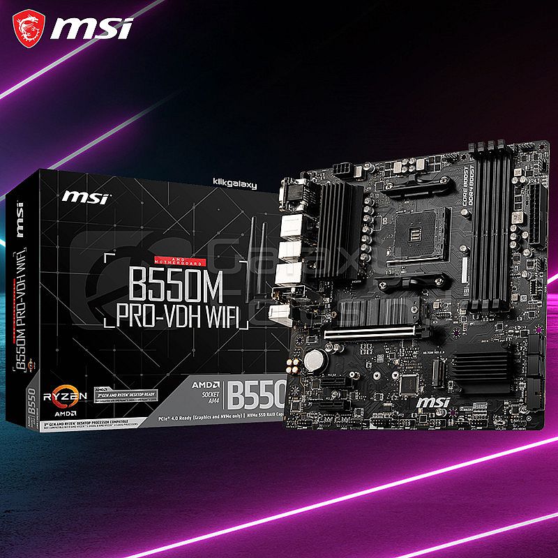 MSI B550M PRO-VDH WIFI AM4 MOTHERBOARD