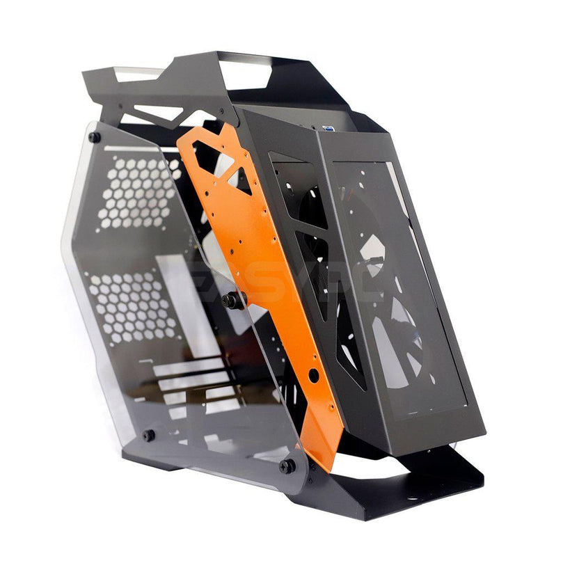 INPLAY THUNDER 01 GAMING MATX – BLACK | DOUBLE SIDED TEMPERED GLASS GAMING CASE