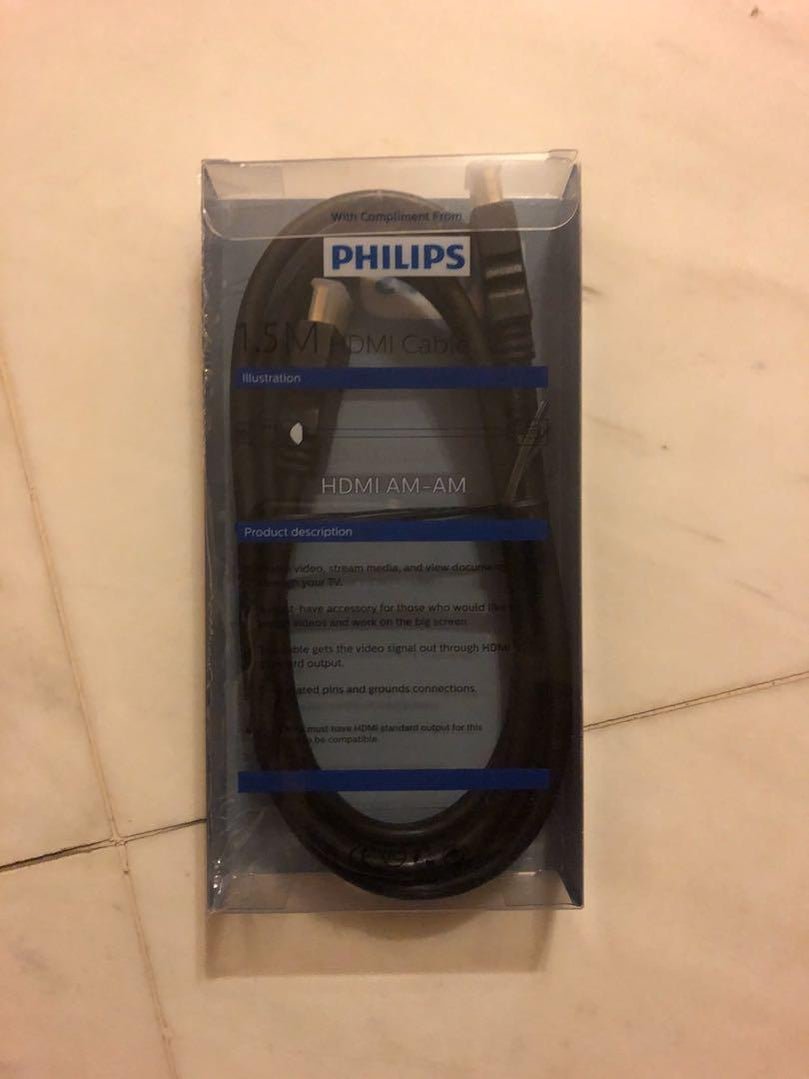 PHILIPS HDMI 1.5 METER CABLE