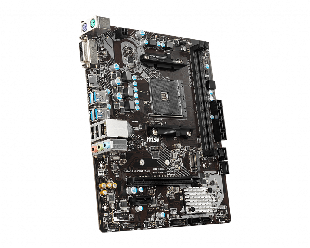 MSI B450M-A PRO MAX AMD AM4 MOTHERBOARD