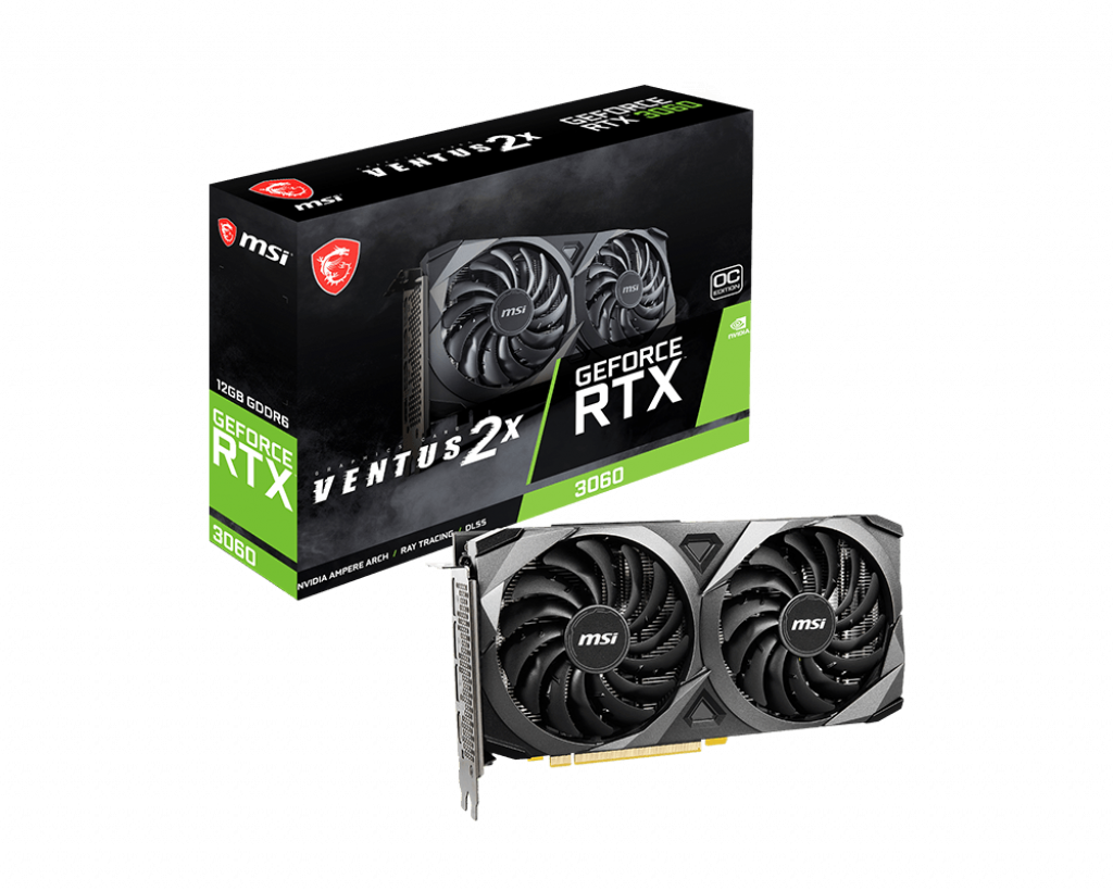 MSI RTX 3060 VENTUS XG OC 12GB GDDR6 256BIT GRAPHICS CARD