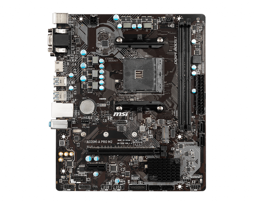 MSI A320M-A PRO MOTHERBOARD