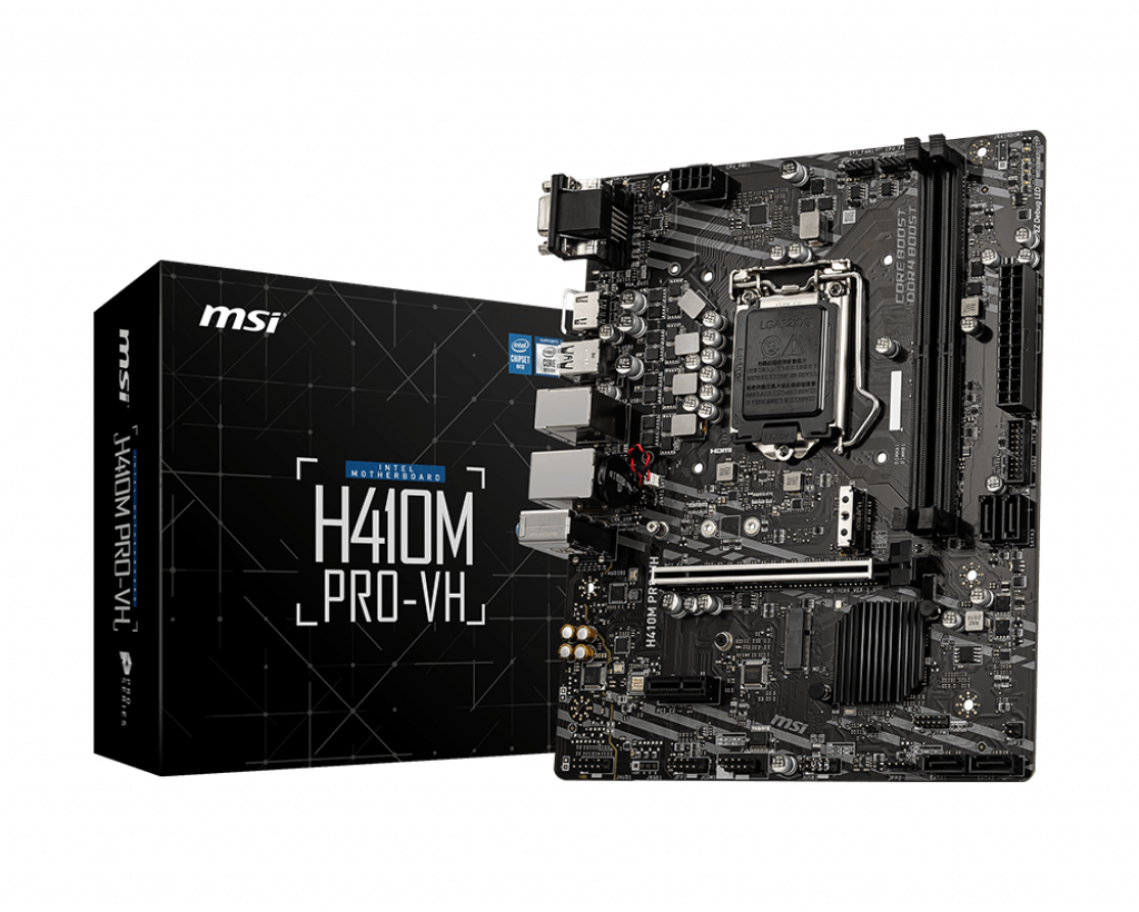 MSI H410M PRO-VH MATX (10TH GEN INTEL CORE) MOTHERBOARD