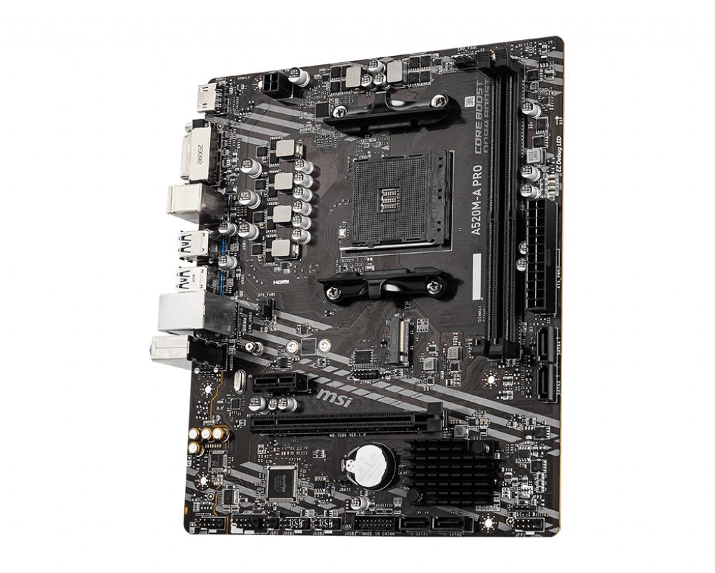 MSI A520M-A PRO GAMING MOTHERBOARD