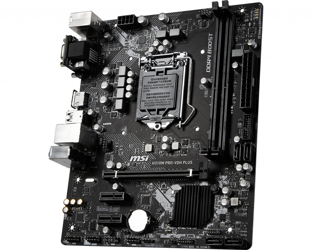 MSI PRO H310M PRO-VDH PLUS LGA 1151 MICRO ATX INTEL MOTHERBOARD