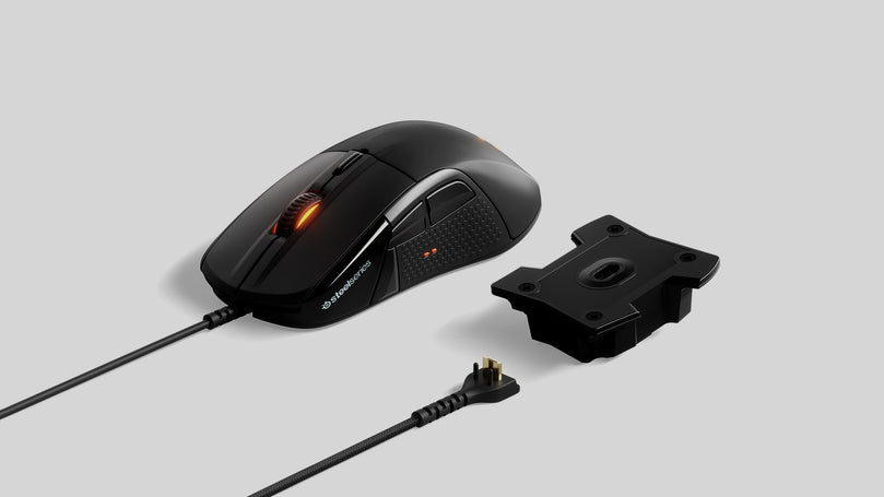 STEELSERIES RIVAL 710 - 16,000 CPI TRUEMOVE3 OPTICAL SENSOR - OLED DISPLAY GAMING MOUSE