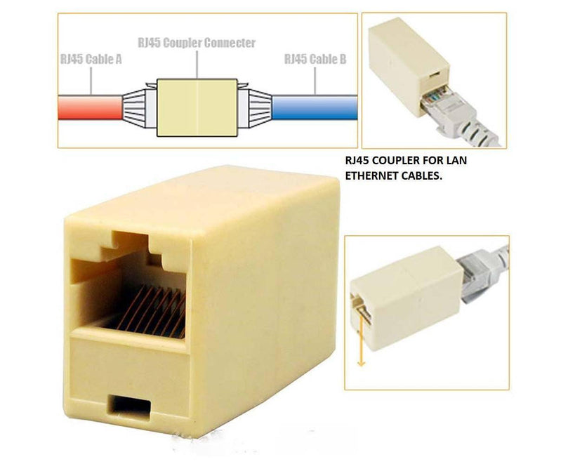 RJ45 2 1X1 EXTENDER HEAD COUPLER