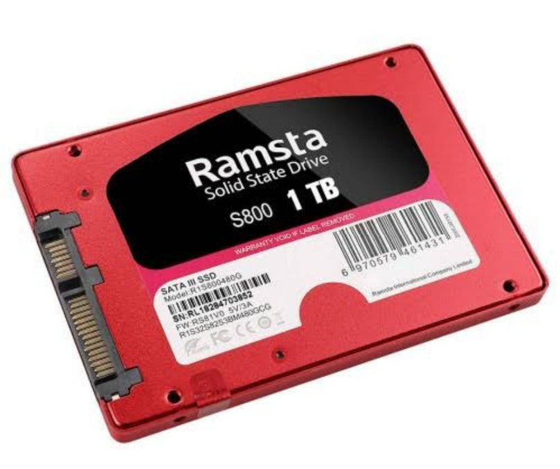 RAMSTA S800 1TB 2.5" 2.5" SATA III INTERNAL SSD