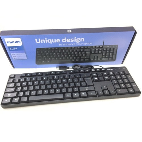 PHILIPS WIRED SPK-6254B/K254 KEYBOARD
