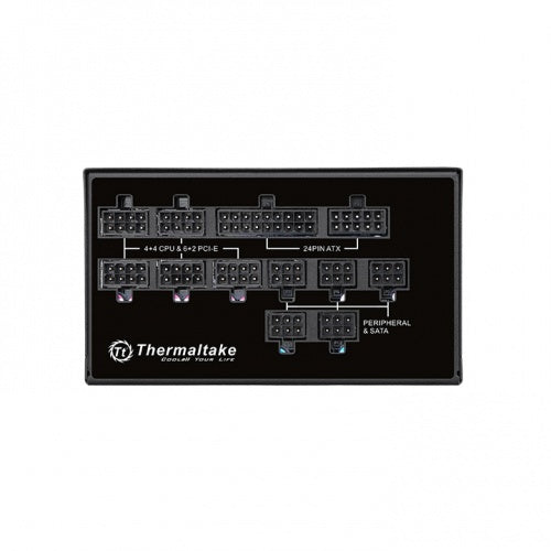 THERMALTAKE TOUGHPOWER GRAND RGB 1200W SLI/CROSSFIRE READY CONTINUOUS POWER RGB LED SMART ZERO FAN ATX12V V2.4 / EPS V2.92 80 PLUS PLATINUM CERTIFIED 10 YEAR WARRANTY FULL MODULAR POWER SUPPLY