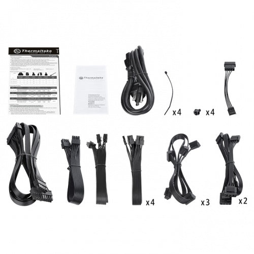 THERMALTAKE TOUGHPOWER GRAND RGB 1200W SLI/CROSSFIRE READY CONTINUOUS POWER RGB LED SMART ZERO FAN ATX12V V2.4 / EPS V2.92 80 PLUS PLATINUM CERTIFIED 10 YEAR WARRANTY FULL MODULAR POWER SUPPLY