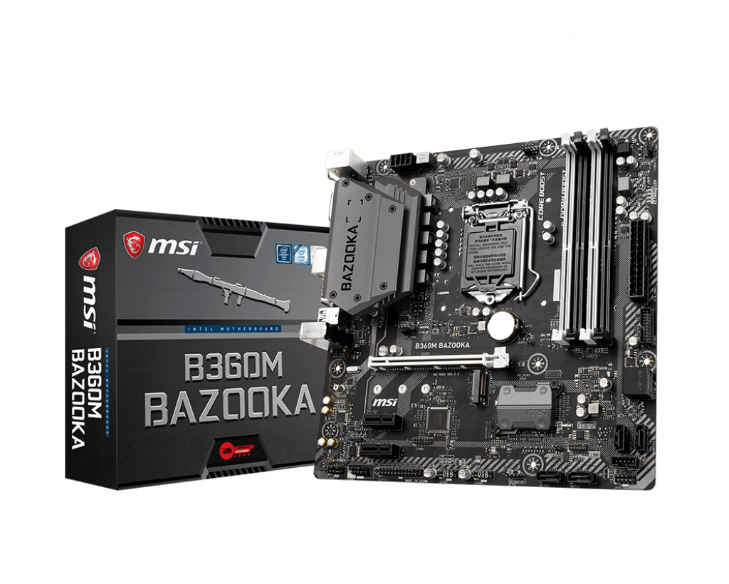 MSI ARSENAL GAMING B360M BAZOOKA LGA 1151 MOTHERBOARD