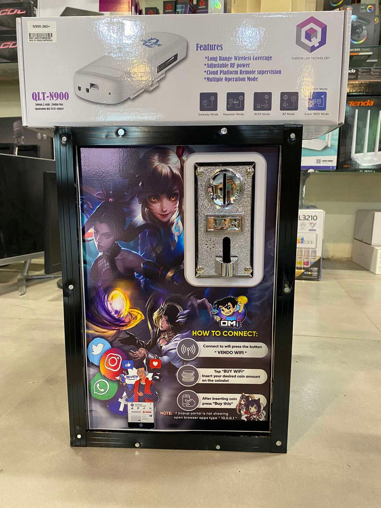 WIFI VENDO STANDALONE 2IN1 WITH WIFI EXTENDER/VLAN N900/COMFAST 314N