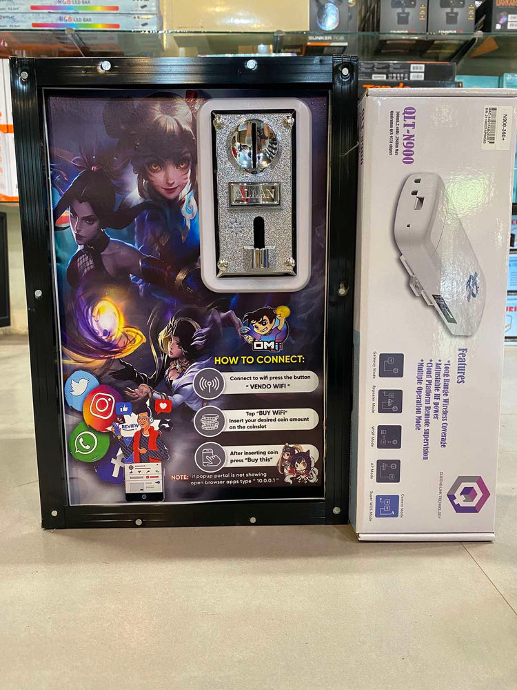 WIFI VENDO STANDALONE 2IN1 WITH WIFI EXTENDER/VLAN N900/COMFAST 314N