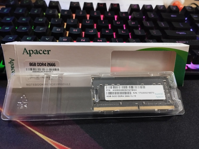APACER 8GB DDR4 2666MHZ LAPTOP MEMORY